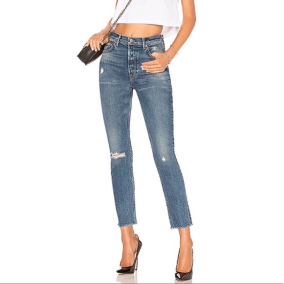 high waisted jeans 28 leg
